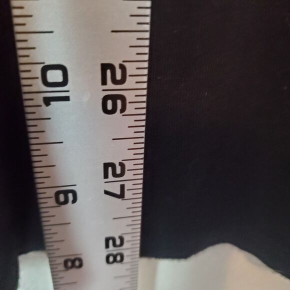 Tresics Black Top Sheer Shoulder And Sleeves Solid Black Body Size L - Picture 9 of 11